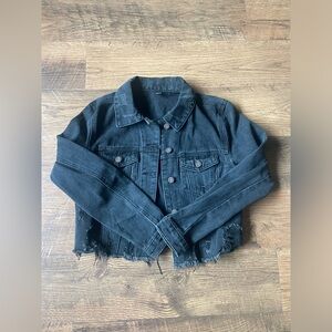 Windor size S black cropped denim jacket